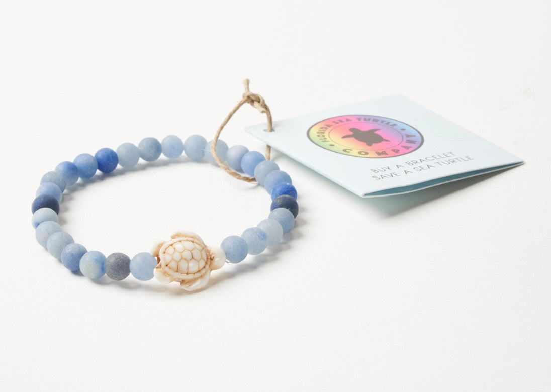 Save a Turtle Bracelet - Blues