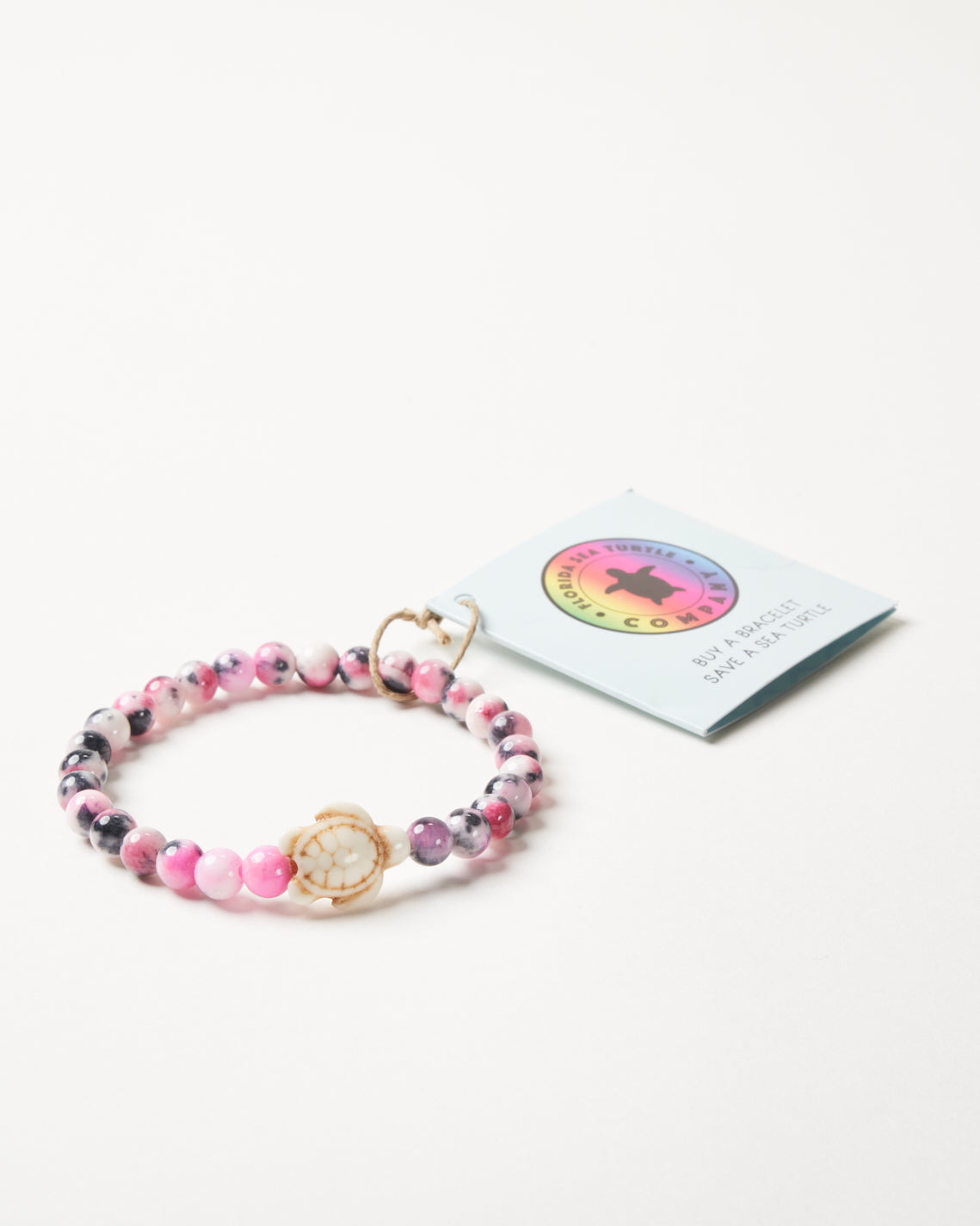Save a Turtle Bracelet - Pinks