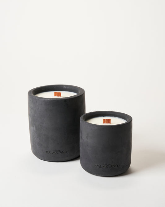 PalmStand Candle Small Charcoal