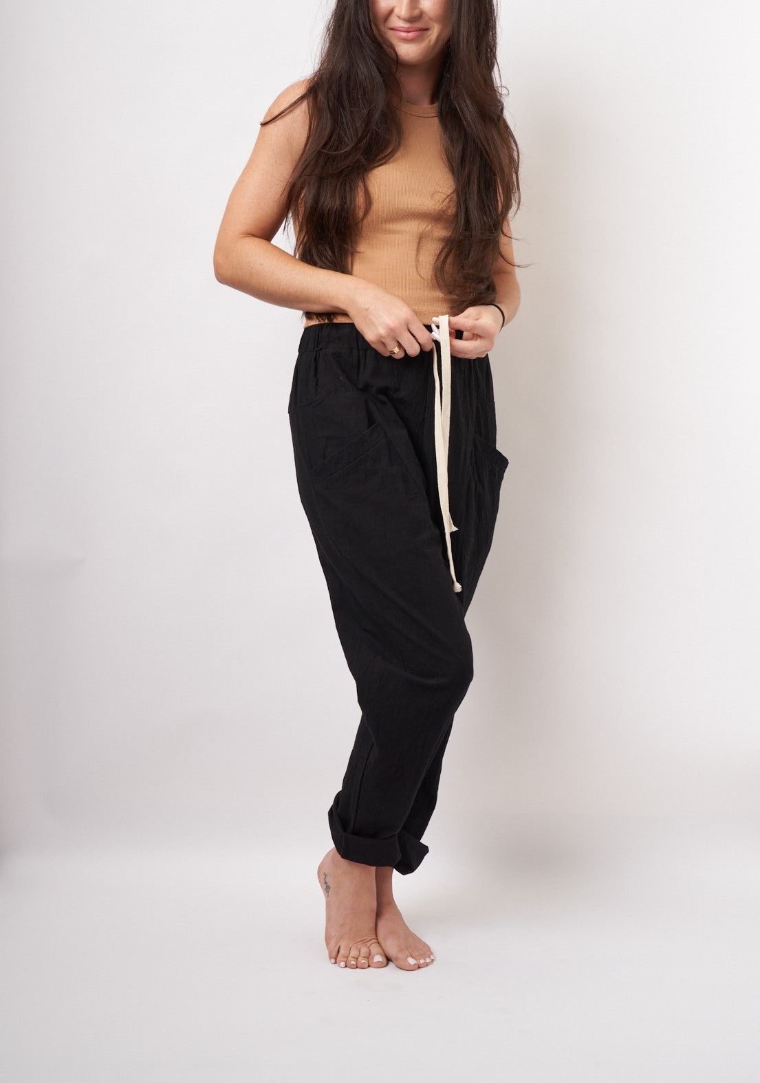 The Ychin Boy Pant Black