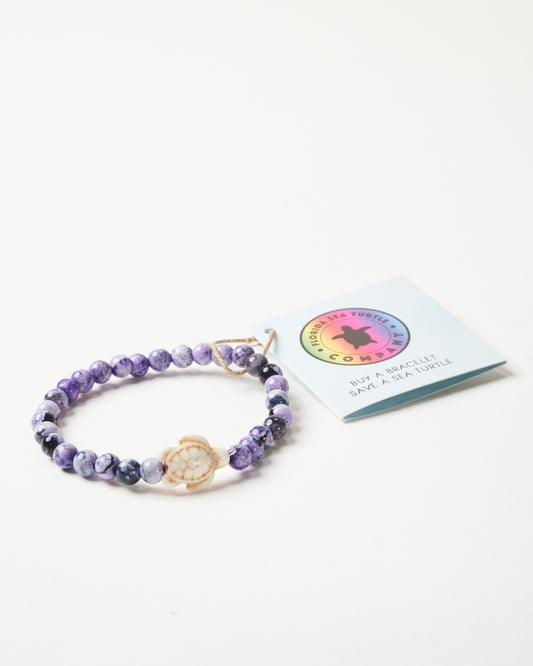 Save a Turtle Bracelet - Purples