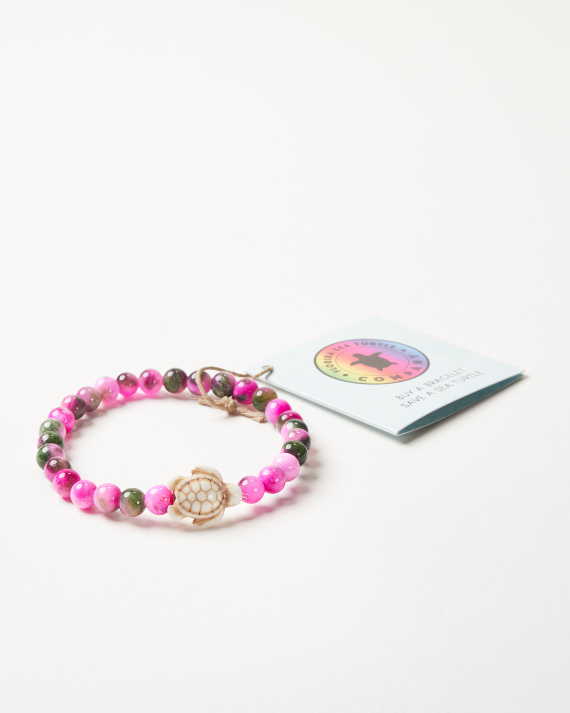 Save a Turtle Bracelet - Pinks