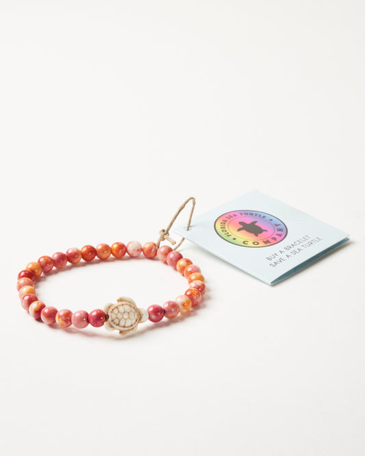 Save a Turtle Bracelet - Reds