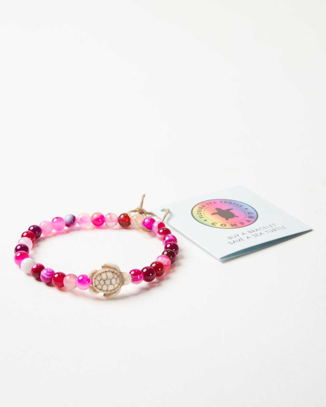 Save a Turtle Bracelet - Pinks